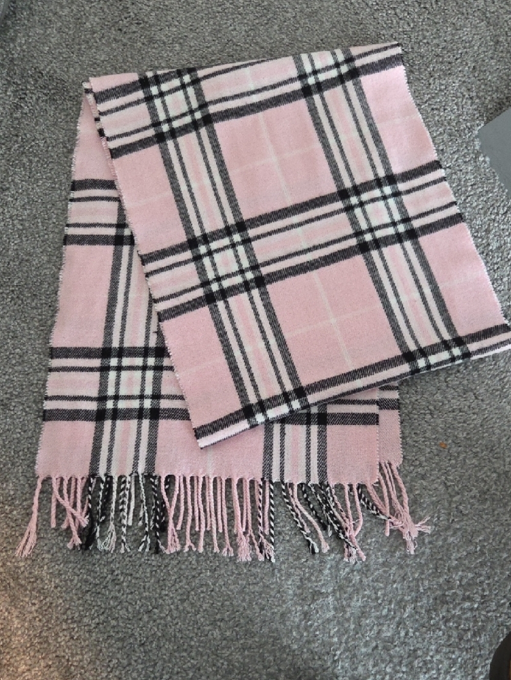 Pink Fringe Scarf - Women Accessories